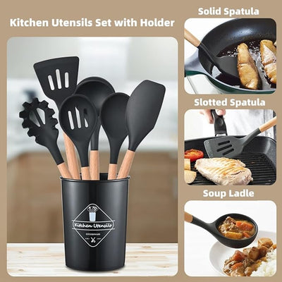 12 Pcs Cooking Utensils Set - Zambeel