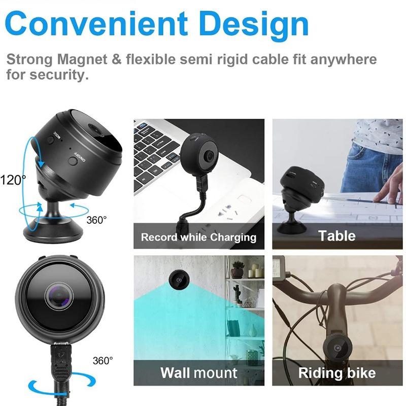 A9 1080P Mini Rechargable Camera WiFi